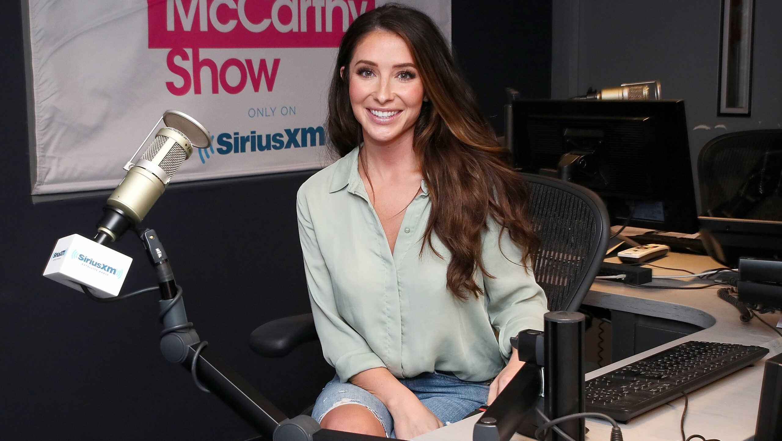 NEW YORK, NY - SEPTEMBER 18:  (EXCLUSIVE COVERAGE) Bristol Palin visits "The Jenny McCarthy Show" at the SiriusXM studios on September 18, 2018 in New York City.  (Photo by Astrid Stawiarz/Getty Images)