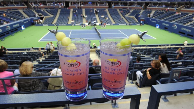 NEW YORK, NY - SEPTEMBER 07:  A general overview of the Grey Goose Toasts #HoneyDeuce Season at The 2017 US Open at USTA Billie Jean King National Tennis Center on September 7, 2017 in New York City.  (Photo by Brad Barket/Getty Images for Grey Goose)