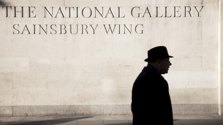 Lord Sainsbury critique found hidden in pillar at London’s National Gallery : NPR