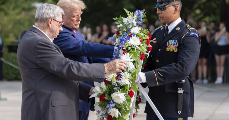 Trump’s politicking at Arlington should disgust all of us