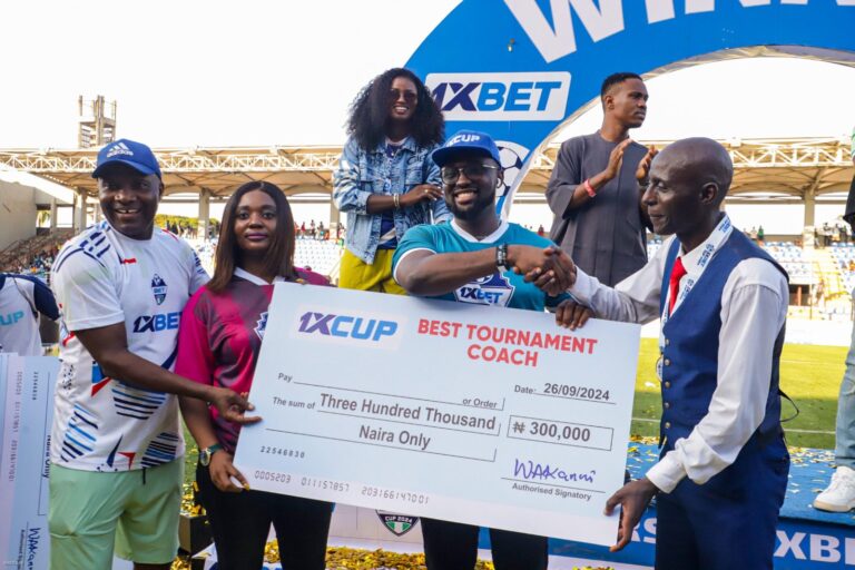 2024 1XBet Cup Winning Coach, Nathaniel Olagunju Reveals FC Bethel’s Secret Of Success