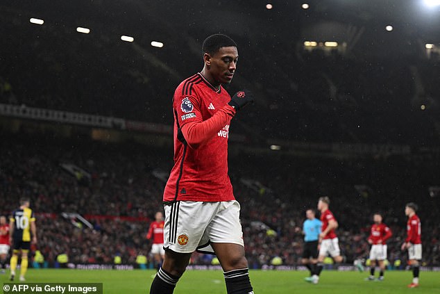 Ex-Man United striker,  Anthony Martial 