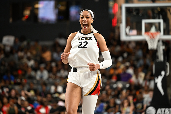 A’Ja Wilson ties WNBA single-game scoring record, breaks single-season record in aces’ victory