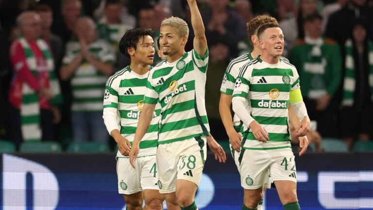 Celtic achieve astonishing first in their entire history with Champions League victory over Slovan Bratislava