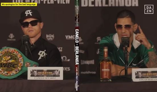 DAZN forced to apologise after Edgar Berlanga launches into expletive rant about Oscar De La Hoya