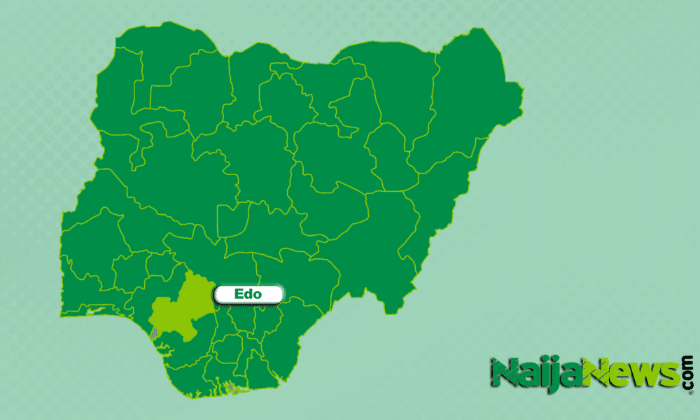 Map of Edo State, Nigeria