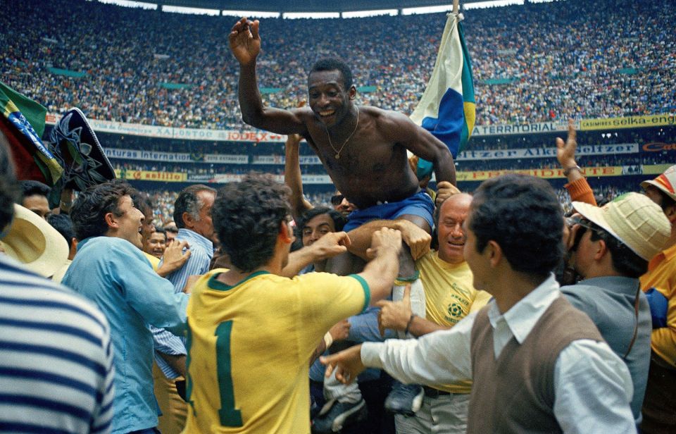  Pele made his debut for Brazil when he was just 16, winning his first World Cup at 17