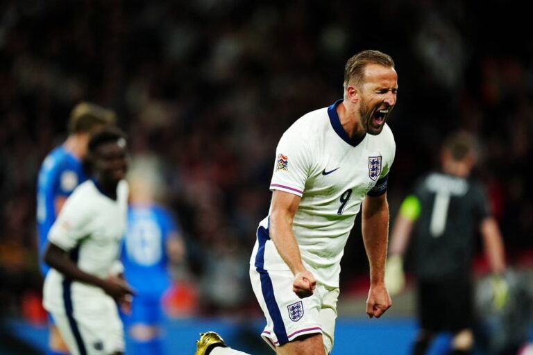 Harry Kane shines on his 100th cap as England defeat Finland 2-0