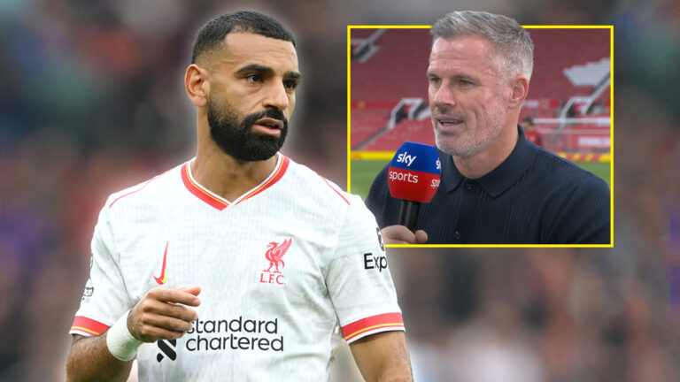 Jamie Carragher thinks Mohamed Salah will stay at Liverpool and can play until he’s 40 as Cristiano Ronaldo comparison made