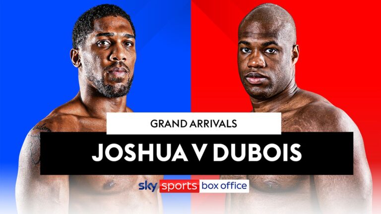 LIVE STREAM: Anthony Joshua vs Daniel Dubois grand arrivals | Boxing News