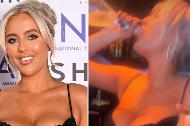 Love Island star seen chugging bottle of fizz in rowdy NTAs afterparty footage