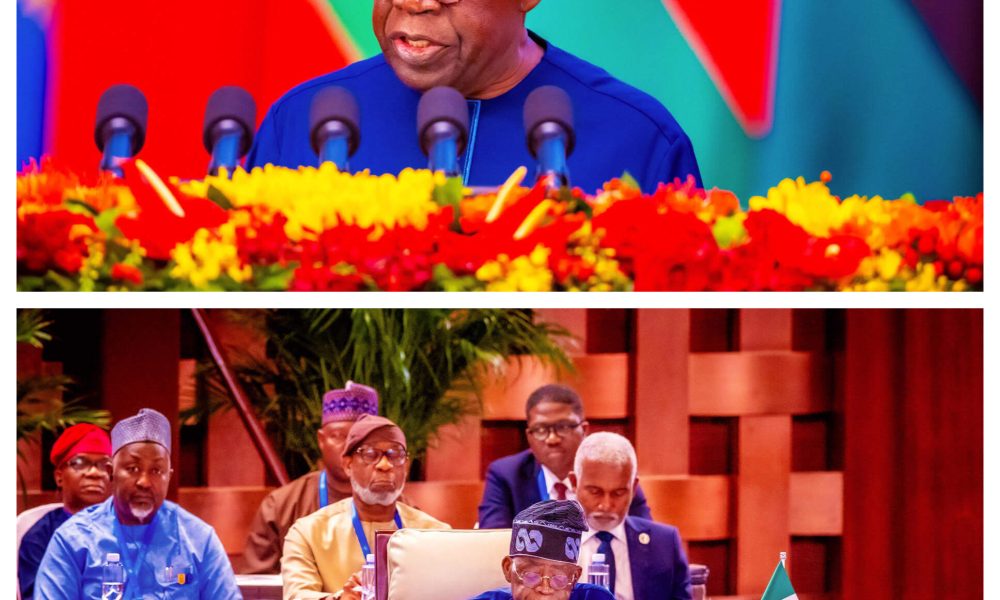 Full Text: Speech President Tinubu Delivered At FOCAC, In Beijing China