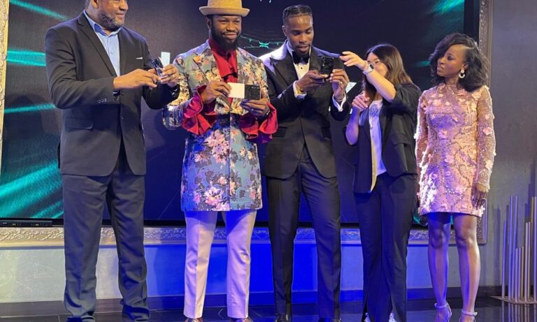 Stan Nze, Bisola, BBNaija’s Neo, Other Nollywood Stars Launch Infinix Zero Flip Foldable Phone [Photos]