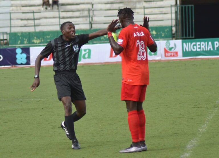 Who are the match officials for NPFL matchday two games?