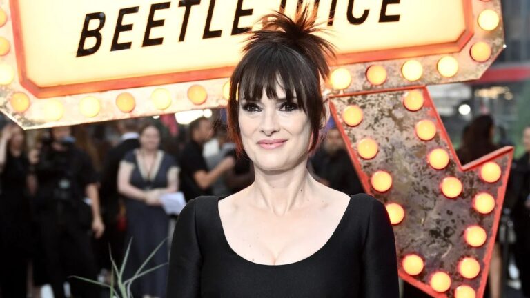 Winona Ryder at the UK premiere of "Beetlejuice Beetlejuice"