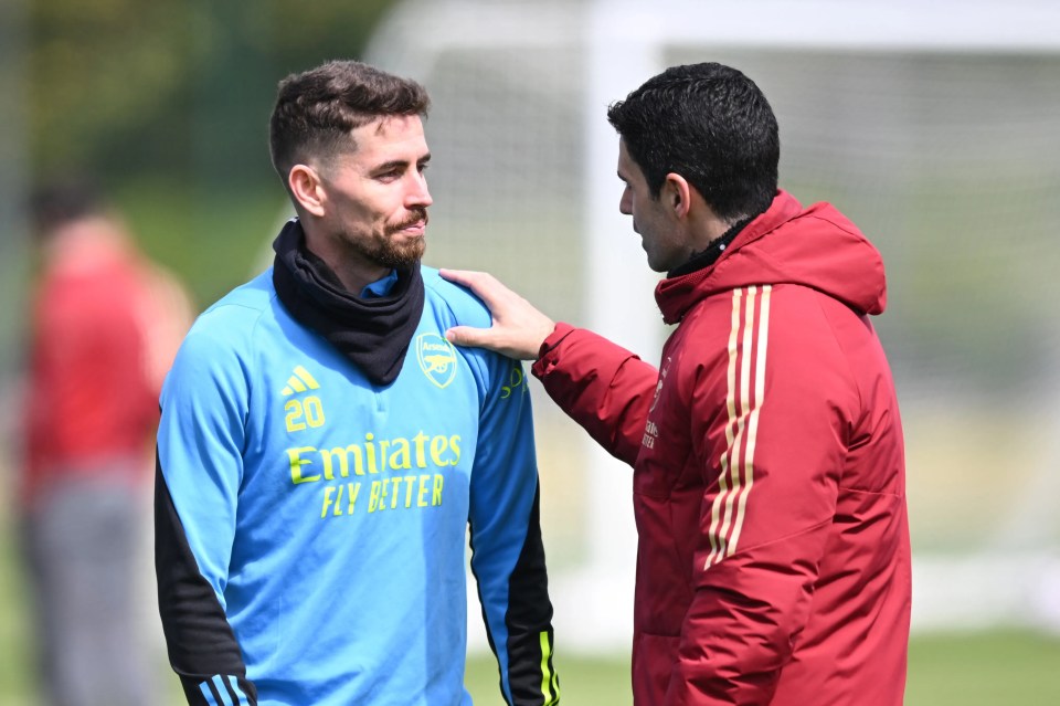 Arteta has reiterated how much he values having Jorginho at the club