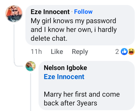 Once your wife locks her phone with password and you don