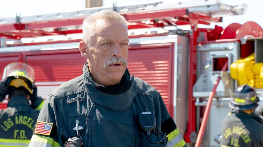 Brian Thompson as Captain Gerard on "9-1-1"