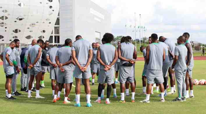 super eagles training