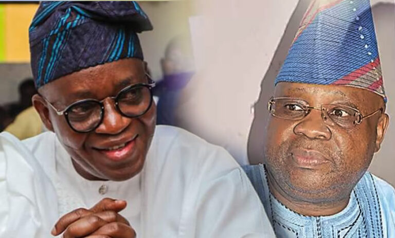 Adegboyega Oyetola and Ademola Adeleke