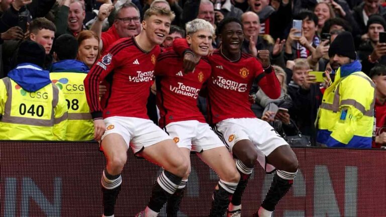 Garnacho and Hojlund help Manchester United beat Brentford