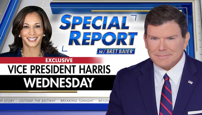 Harris to Face Fox News’ Bret Baier in Pivotal Interview Ahead of Election