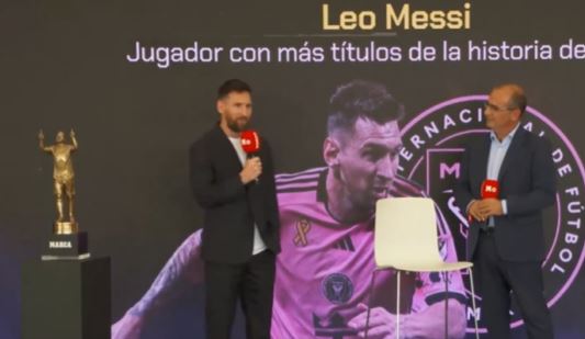 ‘I am unstoppable’ – Lionel Messi collects ‘GOAT award’ ahead of Cristiano Ronaldo and gives update on retirement hint