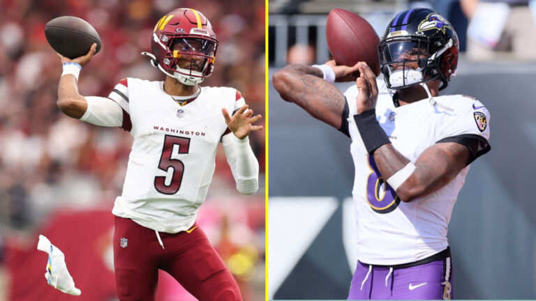 Jayden Daniels first showdown with Lamar Jackson has ticket prices spiralling – but Washington star makes telling comparison