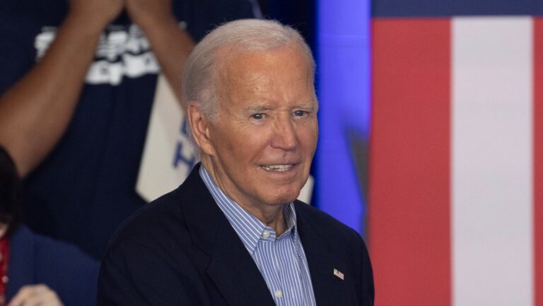 Joe Biden Asked if He Wants to ‘Reconsider Dropping Out,’ Jokes ‘I’m Back In’