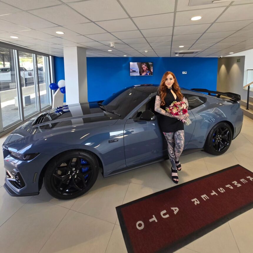 Jojo Robinson Flaunts Her New Ford Mustang GT Worth Millions