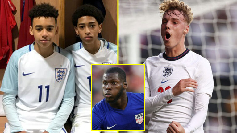 Jude Bellingham, Jamal Musiala and Cole Palmer were in outrageous England’s Under-15 squad – but captain is now USA star