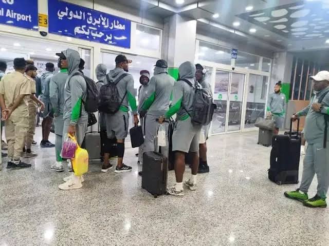 Just In: Super Eagles Team Arrive Nigeria After Libya Ordeal