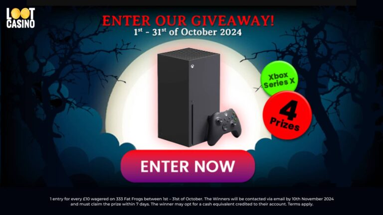 Loot Casino Halloween Giveaway 2024 – Win an XBOX | TalkSPORT