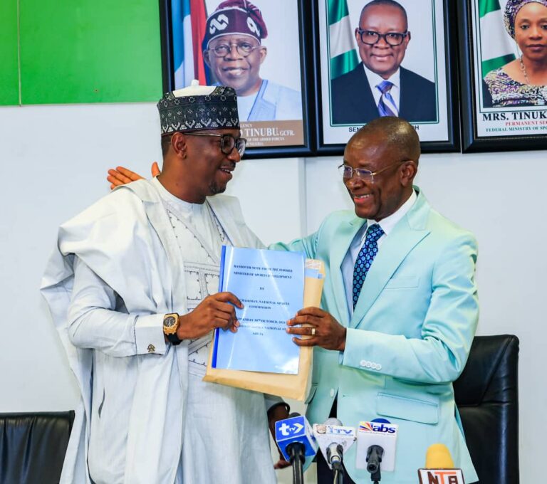 National Sports Commission Chairman, Dikko Takes Charge As Enoh Officially Hands Over