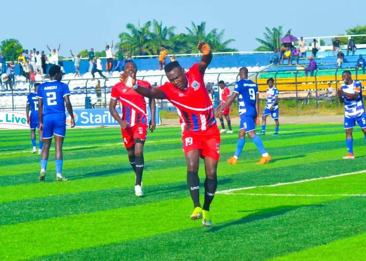 Ossy Martins Brace Ease Pressure Off Amokachi As Lobi Stars Dislodge Bayelsa United