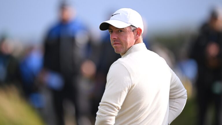 Rory McIlroy meets old arch nemesis before getting briefly upstaged by his own dad