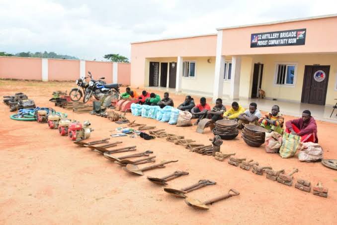 Taraba Taskforce Arrests Over 5,000 Foreigners In Illegal Mining Site