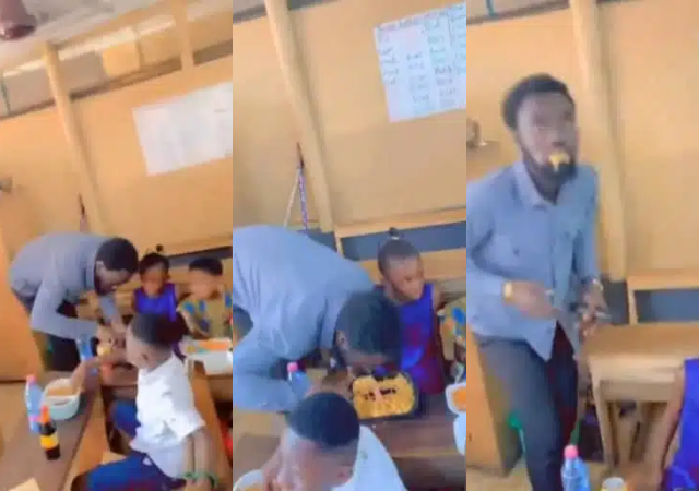 Trending Video Shows Teacher Eating Student’s Lunch In Classroom