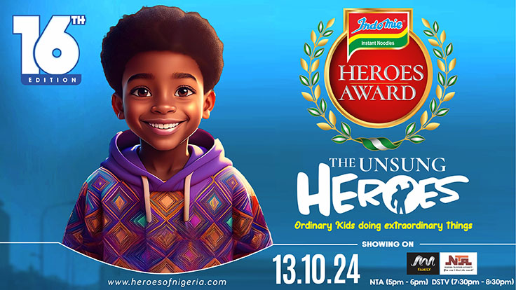 The 16th Edition of the Indomie Heroes Awards Coming To Your Screens Live