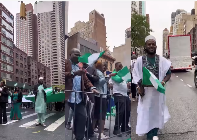 They are celebrating their escape – Reactions as video of how Nigerians abroad celebrated Independence anniversary surfaces