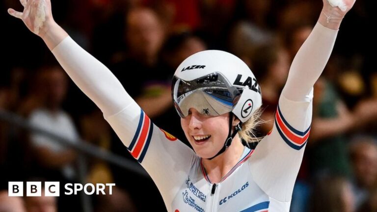 Track World Championships: Britain’s Emma Finucane powers to gold to defend world sprint title