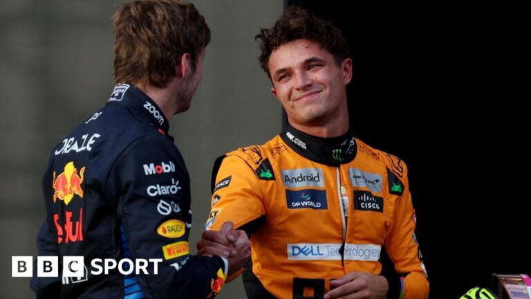 US Grand Prix: Lando Norris beats Max Verstappen to pole in Austin