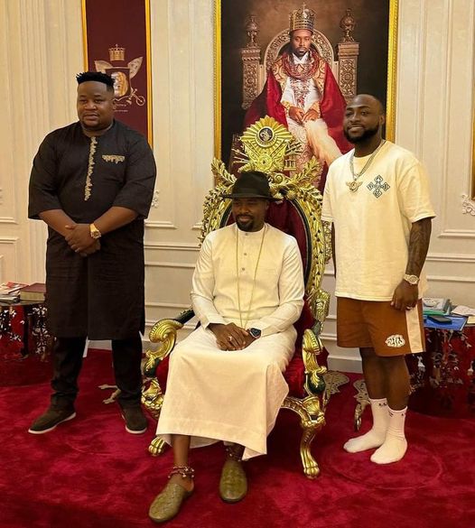 Actor, Patrick Doyle questions Davido?s choice of outfit to see the Olu of Warri