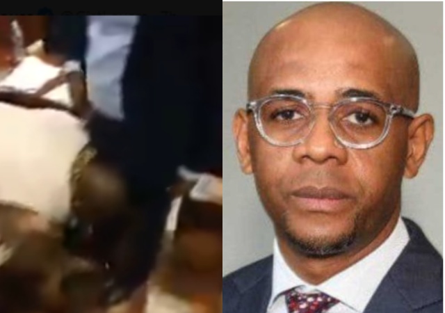 Tunde Ednut, Others Celebrity Reacts to Video of Baltasar Engonga in Court, With Chain Bound On His Legs