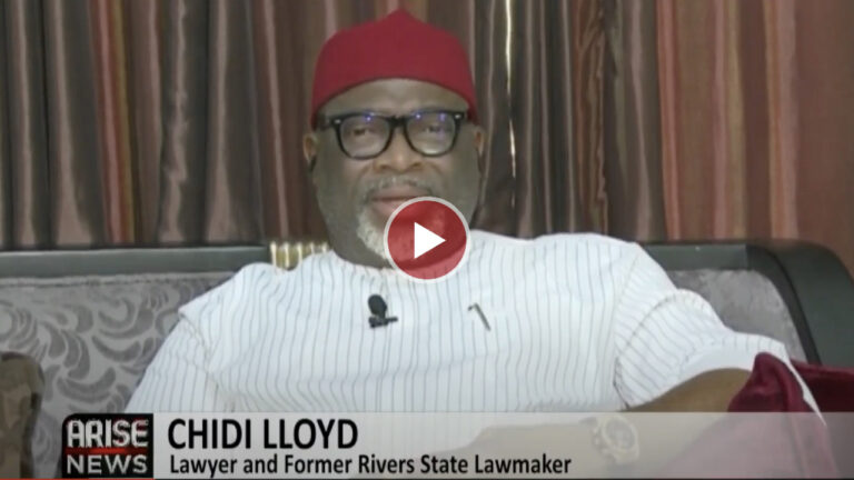 Chidi Lloyd: Fubara Is Running a Solo Government In Rivers State