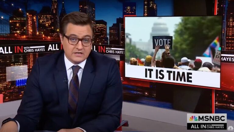 Chris Hayes Says ‘Even a Wannabe Authoritarian’ Like Trump Can’t Stamp Out America’s ‘Pro-Democracy Majority’