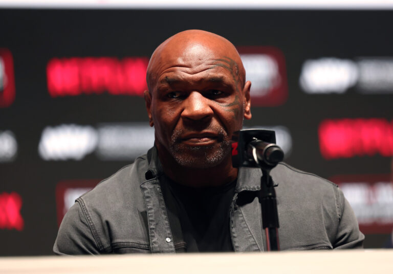 Mike Tyson at press conference