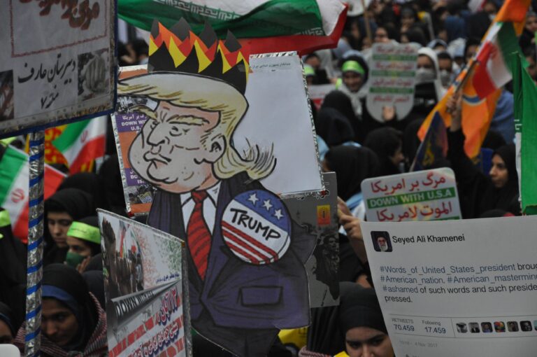 Iran Poster of Donald Trump 