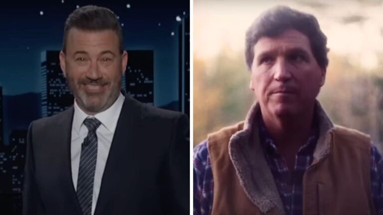 Jimmy Kimmel Mocks Tucker Carlson for His Alleged Demon Attack: ‘He Got Babadooked’