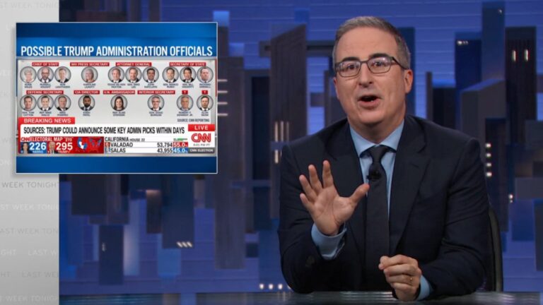 John Oliver Mocks List of Possible Trump Appointments: ‘Literal S–t’